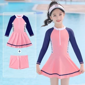 Waterproof Swimsuit with Sun Protection